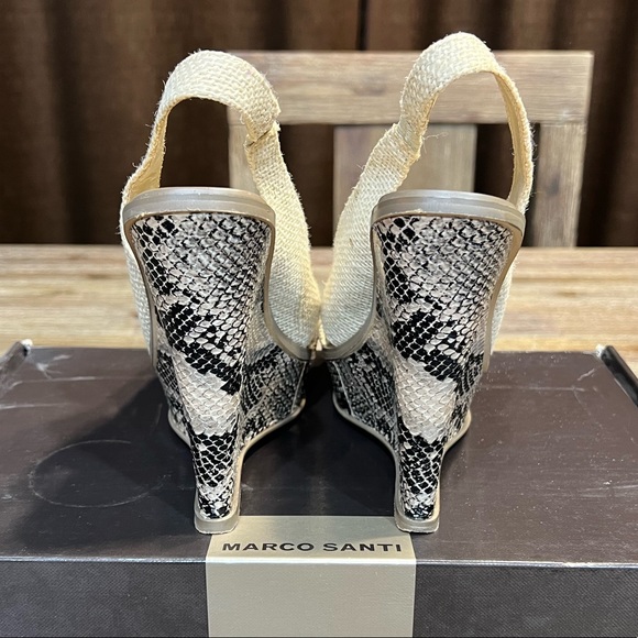 Platform wedge espadrilles, size 5 - Picture 3 of 11